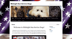 Desktop Screenshot of midnightsunservicedogs.com